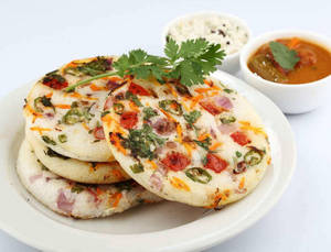 Onion Tomato Uttapam