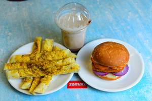 Crunchy Chicken Burger Combo