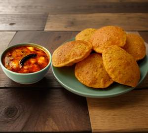 3pc Dal Puri & Sabji