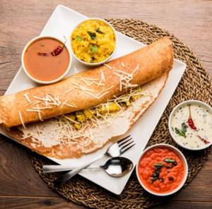 Butter Paneer Double Cheese Masala Dosa