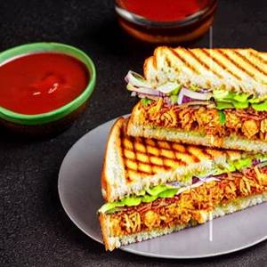 Chicken Tikka Double Cheese Sandwich