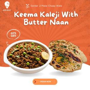 Keema Kleji + Butter Naan