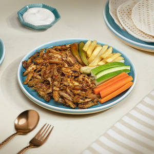 Chicken Shawarma Plate  (kuboos)