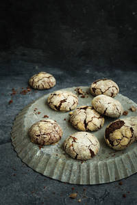 Chocolate Crackle Cookies