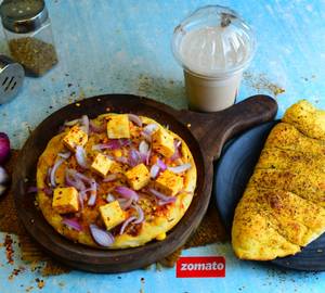 Onion Red Paneer Pizza Combo