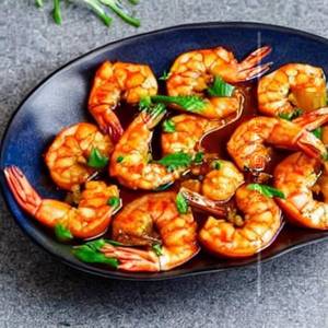 Prawns In Hot Garlic Sauce