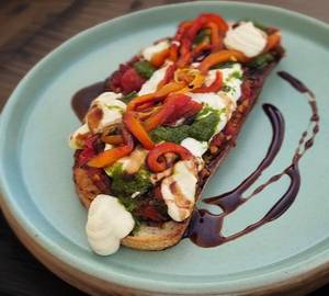 Rosted Vegetable On Toast
