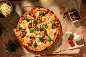 Woodfired - Cheesy Farmhouse Pizza (Bellpepper & Mushroom)