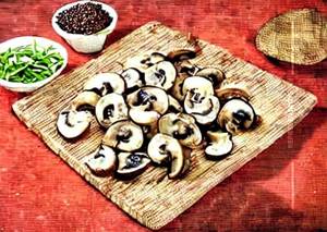 Mushroom Black Pepper Fry