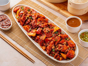Paneer Burnt Garlic Dry