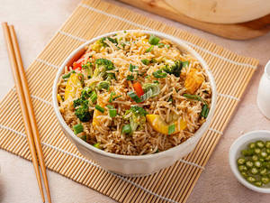 Veg Singaporean Fried Rice