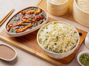 Chicken Manchurian Fried Rice