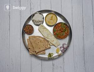 Classic Batata Rassa Chapati Thali
