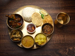 Nvchicken Thali
