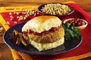 Veg Keema Vada Pav