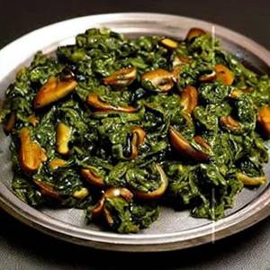 Mushroom Palak