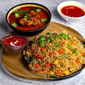 Eat Street Special Spicy Masala Chicken Fried Rice