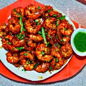 Prawns rava fry