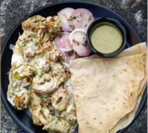 Malai Chaap + Rumali Roti