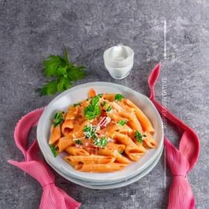 Prawn Pink Pasta(Red & White Sauce)