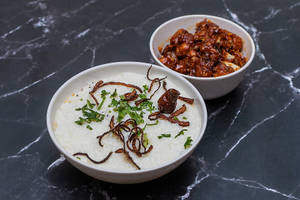 Curd Rice With Gobi Manchurian