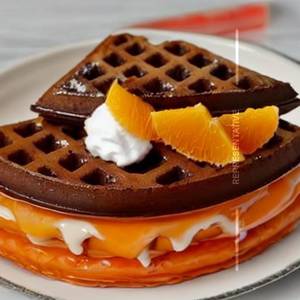 Orange Waffle