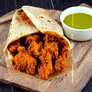 Fried Chicken Schezwan Spicy Wrap