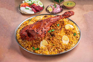 Mutton Raan Biryani (16 To 20 Peices)