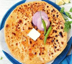 2 Stuffed Paneer Cheese Paratha