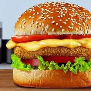 Chicken cheese burger