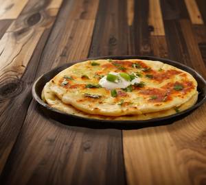 2 Stuffed Paneer Paratha