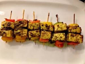 Harissa Cottage Cheese Skewer