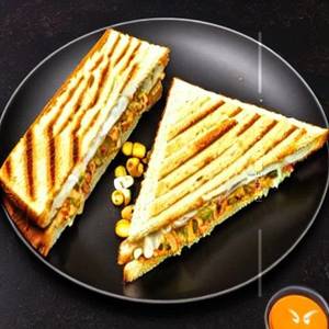 Chicken Tikka Corn Double Cheese Sandwich