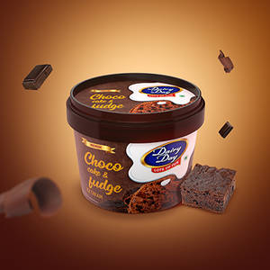 Choco Cake & Fudge Premium Ice Cream Tub 480ml