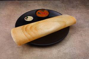 Plain Dosa (Served with Chutney and Sambar)