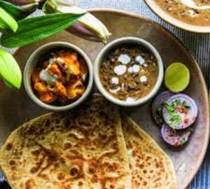 Dal Makhani + Mix Veg + 6 Roti + Salad