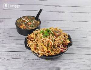 Chicken Manchurian Noodles