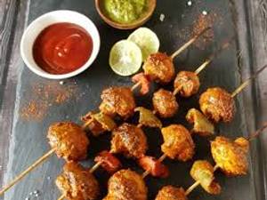 Tandoori mushroom tikka