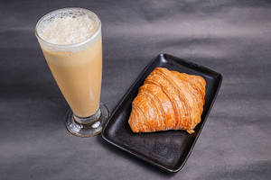 Butter Croissant & Classic Cold Cold Coffee