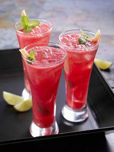 Red Melon Mojitos