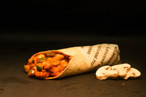 Char Grilled Mushrooms Wrap