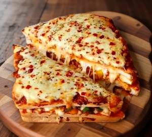 Triple pizza sandwich