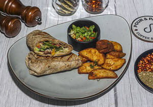 Green Greek Wrap