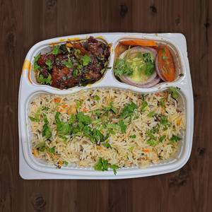 Chicken Biriyani Chilli Combo