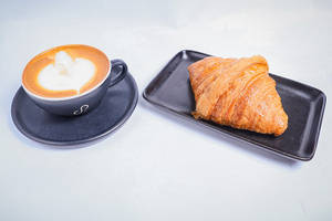 Butter Croissant & Cappuccino