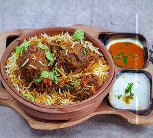Mutton keema biryani