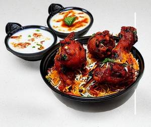 Mini Chicken Lollipop Biryani 