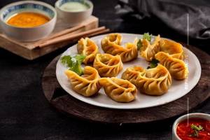 Corn Cheese Pan Fried Momos