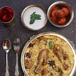 Hyderabadi Chicken Biryani (3 pcs)