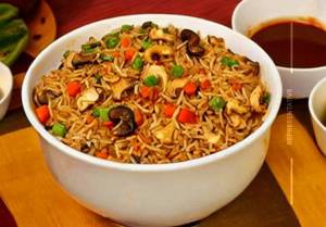Mushroom fried rice